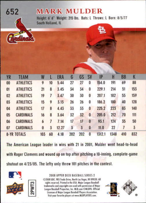 A1359- 2008 Upper Deck BB Cards 507-756 +Rookies -You Pick- 15+ FREE US SHIP - Picture 293 of 497