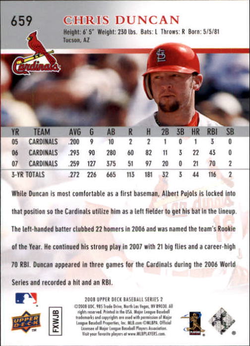 A1359- 2008 Upper Deck BB Cards 507-756 +Rookies -You Pick- 15+ FREE US SHIP - Picture 307 of 497
