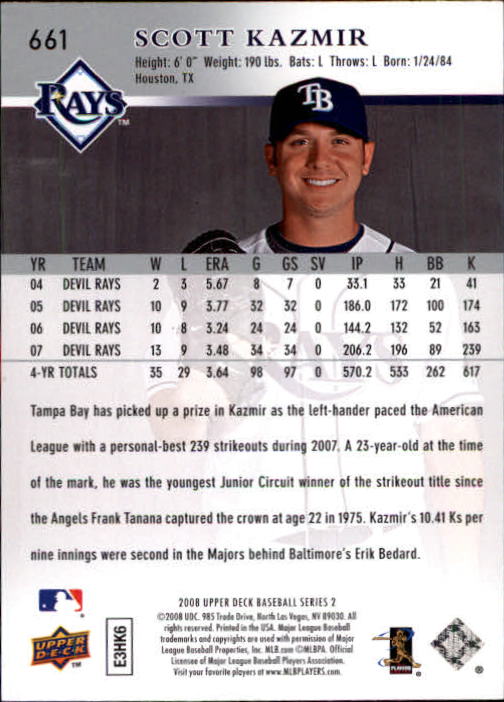 A1359- 2008 Upper Deck BB Cards 507-756 +Rookies -You Pick- 15+ FREE US SHIP - Picture 311 of 497