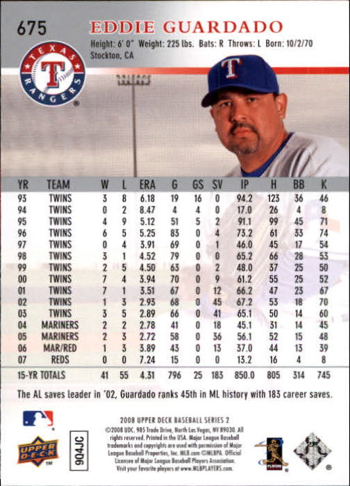 A1359- 2008 Upper Deck BB Cards 507-756 +Rookies -You Pick- 15+ FREE US SHIP - Picture 339 of 497