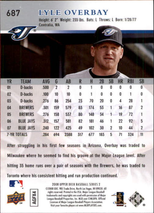 A1359- 2008 Upper Deck BB Cards 507-756 +Rookies -You Pick- 15+ FREE US SHIP - Picture 363 of 497