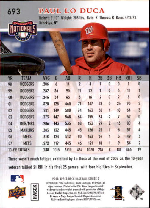 A1359- 2008 Upper Deck BB Cards 507-756 +Rookies -You Pick- 15+ FREE US SHIP - Picture 375 of 497