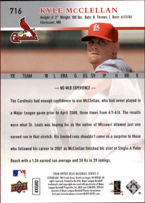 A1359- 2008 Upper Deck BB Cards 507-756 +Rookies -You Pick- 15+ FREE US SHIP - Picture 421 of 497