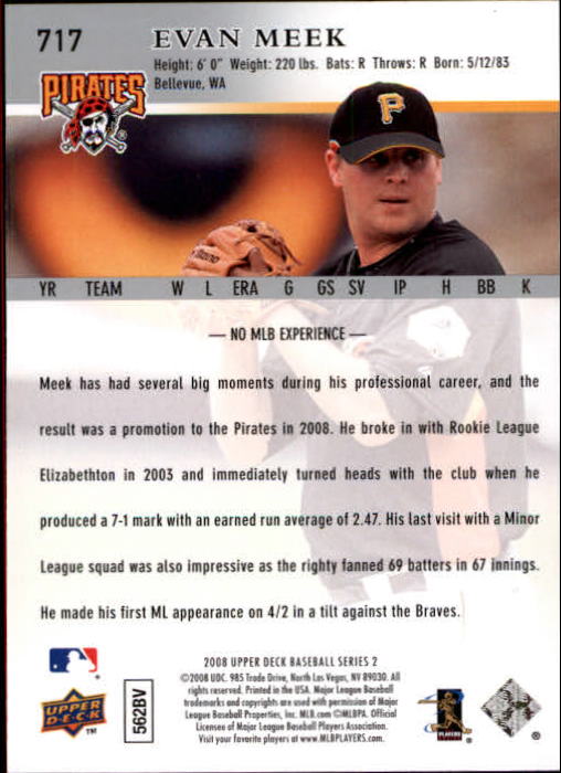 A1359- 2008 Upper Deck BB Cards 507-756 +Rookies -You Pick- 15+ FREE US SHIP - Picture 423 of 497