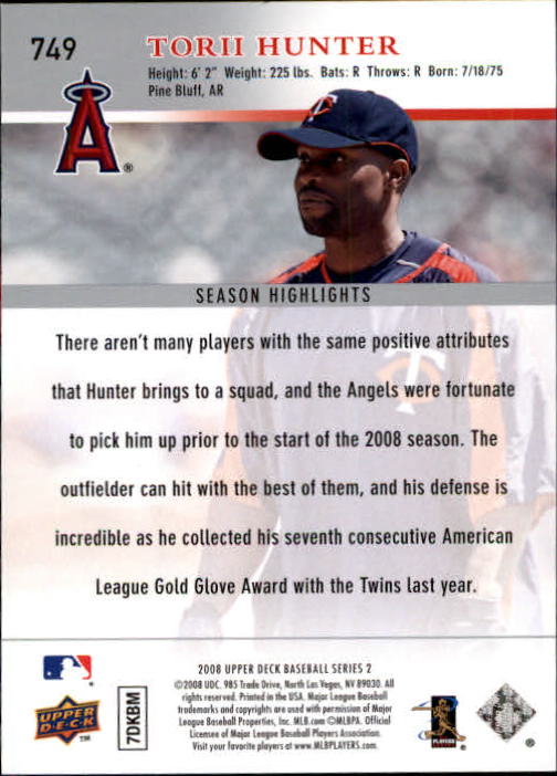 A1359- 2008 Upper Deck BB Cards 507-756 +Rookies -You Pick- 15+ FREE US SHIP - Picture 483 of 497