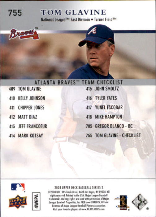 A1359- 2008 Upper Deck BB Cards 507-756 +Rookies -You Pick- 15+ FREE US SHIP - Picture 495 of 497