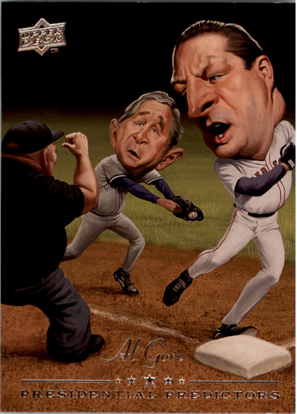 2008 Upper Deck Presidential Predictors #PP8 Al Gore/George Bush