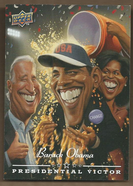 2008 Upper Deck Presidential Predictors #PV1 Barack Obama Victor