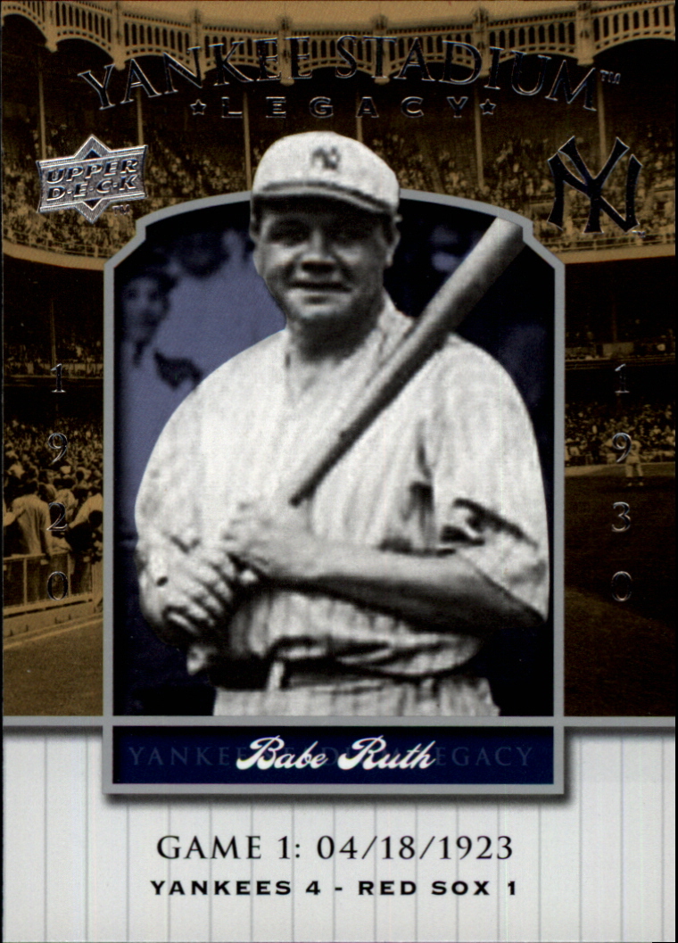 2008 Upper Deck Yankee Stadium Legacy Collection #1 Babe Ruth