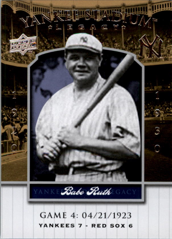 2008 Upper Deck Yankee Stadium Legacy Collection #4 Babe Ruth