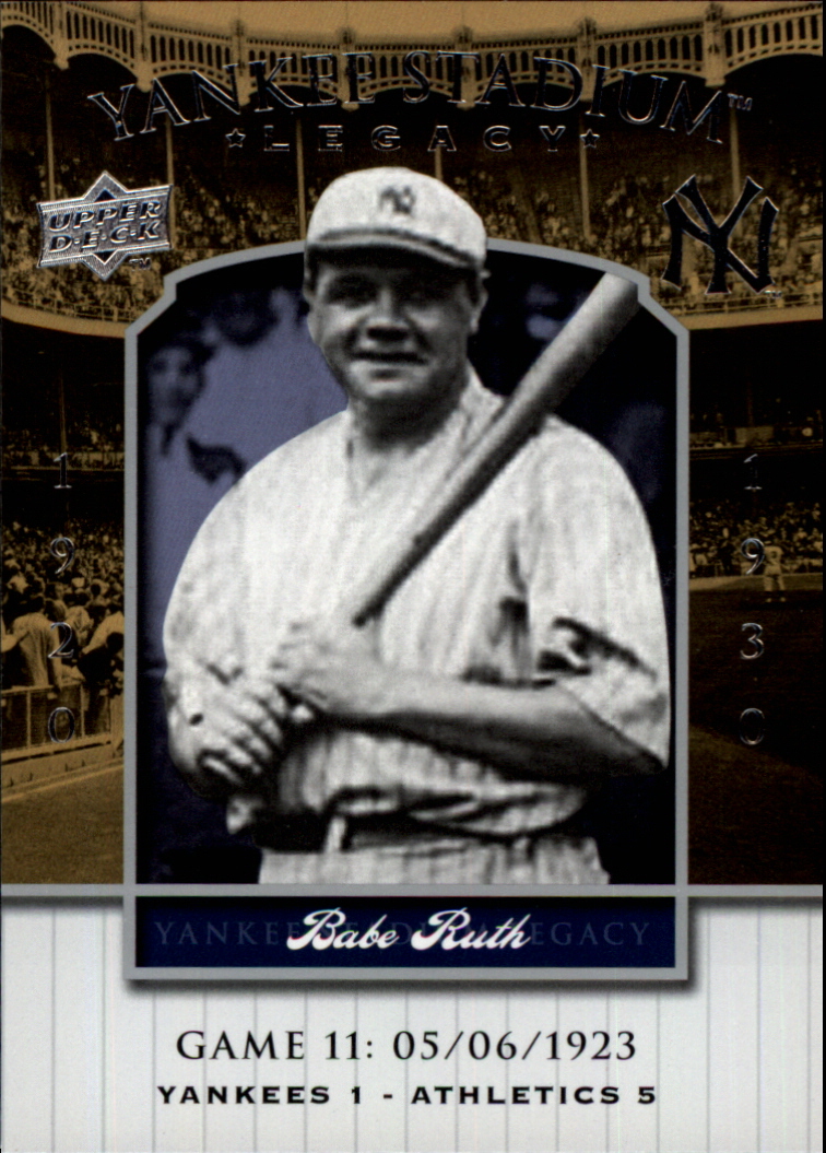 2008 Upper Deck Yankee Stadium Legacy Collection #11 Babe Ruth