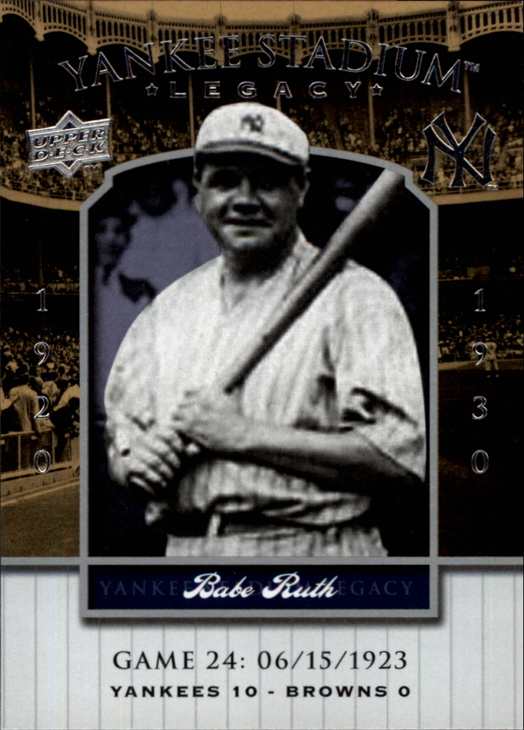2008 Upper Deck Yankee Stadium Legacy Collection #24 Babe Ruth