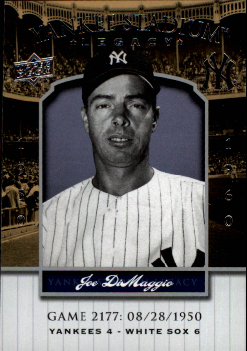 2008 Upper Deck Yankee Stadium Legacy Collection #2177 Joe DiMaggio