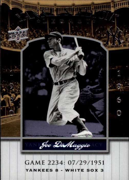 2008 Upper Deck Yankee Stadium Legacy Collection #2234 Joe DiMaggio