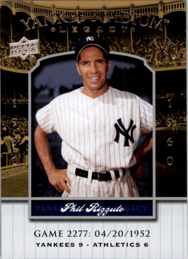 2008 Upper Deck Yankee Stadium Legacy Collection #2277 Phil Rizzuto