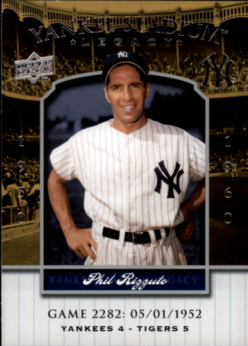2008 Upper Deck Yankee Stadium Legacy Collection #2282 Phil Rizzuto
