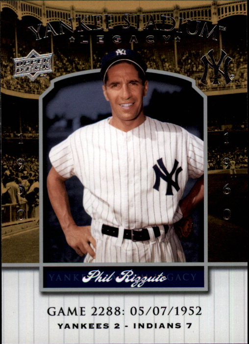 2008 Upper Deck Yankee Stadium Legacy Collection #2288 Phil Rizzuto