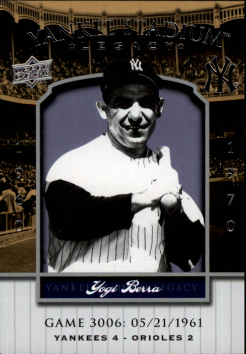 2008 Upper Deck Yankee Stadium Legacy Collection #3006 Yogi Berra