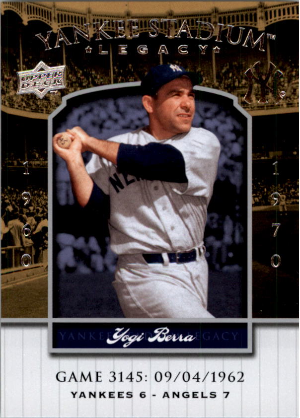 2008 Upper Deck Yankee Stadium Legacy Collection #3145 Yogi Berra