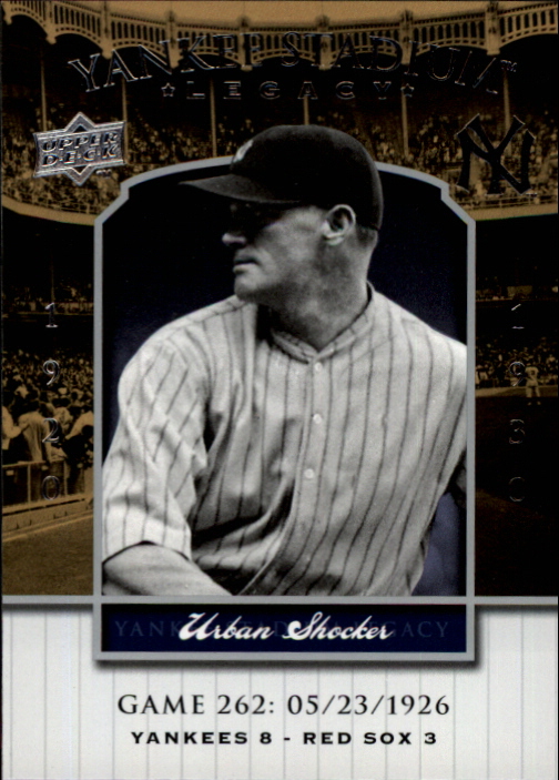 2008 Upper Deck Yankee Stadium Legacy Collection #262 Urban Shocker