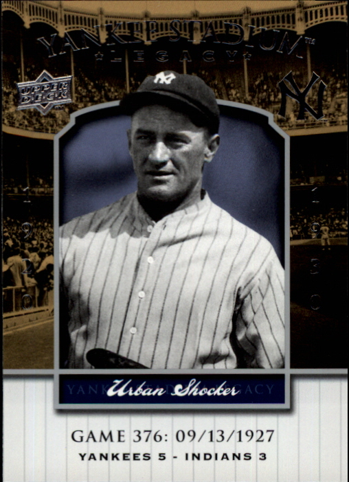 2008 Upper Deck Yankee Stadium Legacy Collection #376 Urban Shocker