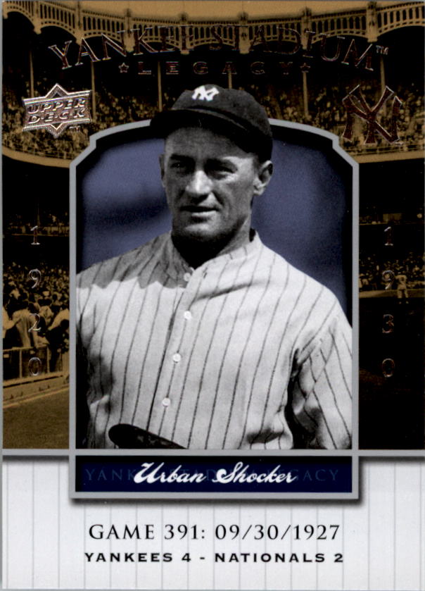 2008 Upper Deck Yankee Stadium Legacy Collection #391 Urban Shocker