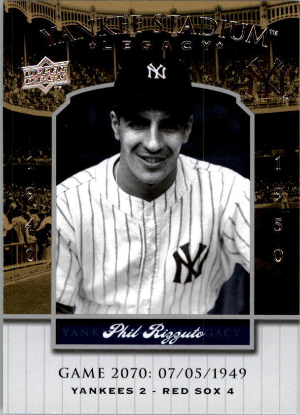 2008 Upper Deck Yankee Stadium Legacy Collection #2070 Phil Rizzuto