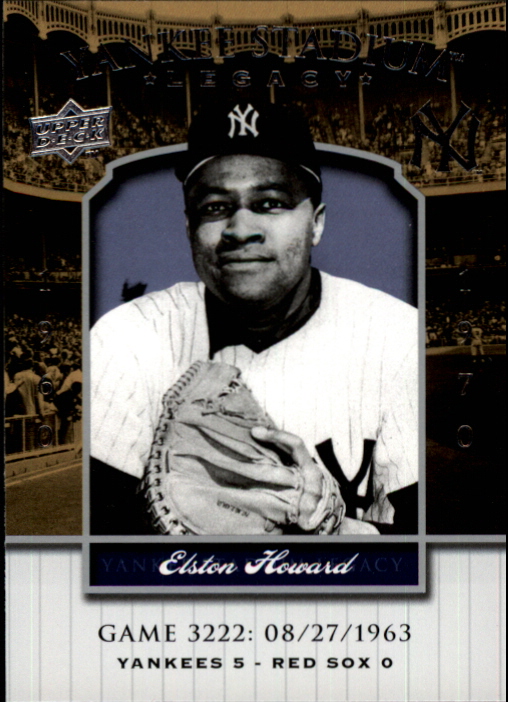 2008 Upper Deck Yankee Stadium Legacy Collection #3222 Elston Howard