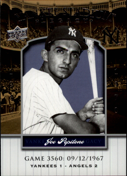 2008 Upper Deck Yankee Stadium Legacy Collection #3560 Joe Pepitone