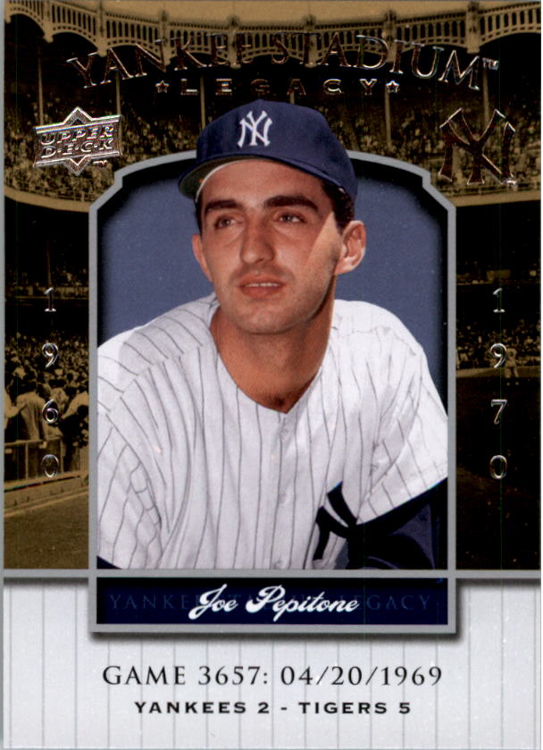 2008 Upper Deck Yankee Stadium Legacy Collection #3657 Joe Pepitone