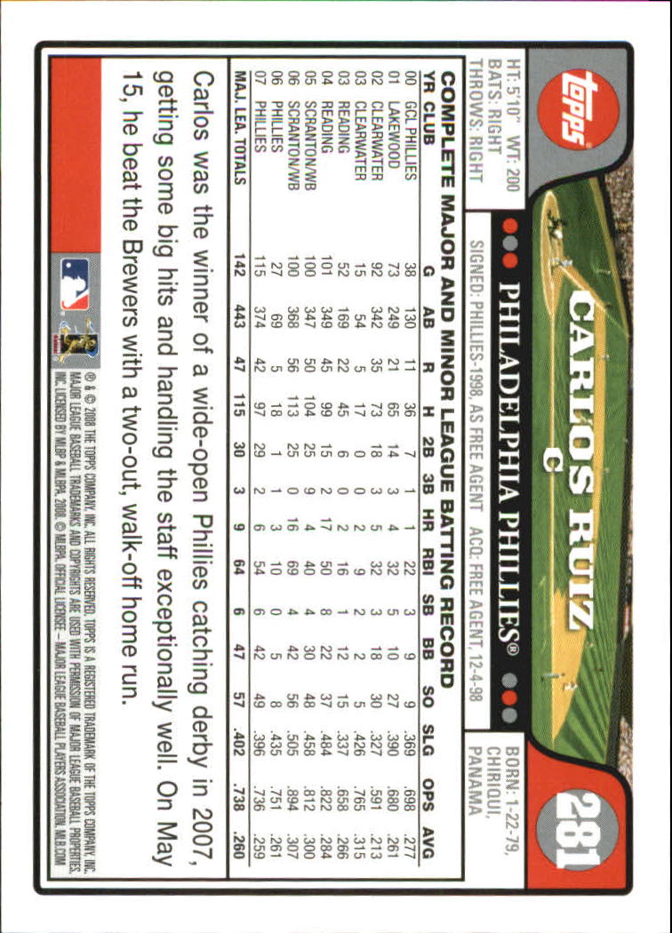 2008 Topps Baseball Card Pick (Base) 253-503