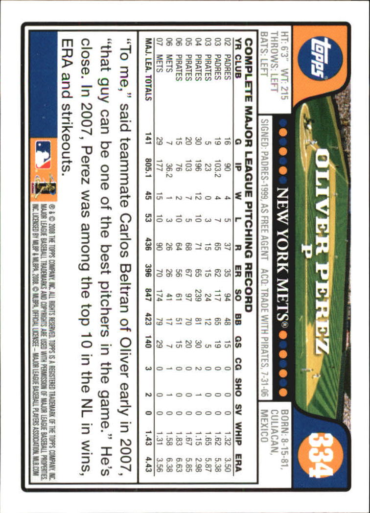 2008 Topps Baseball Card Pick (Base) 253-503