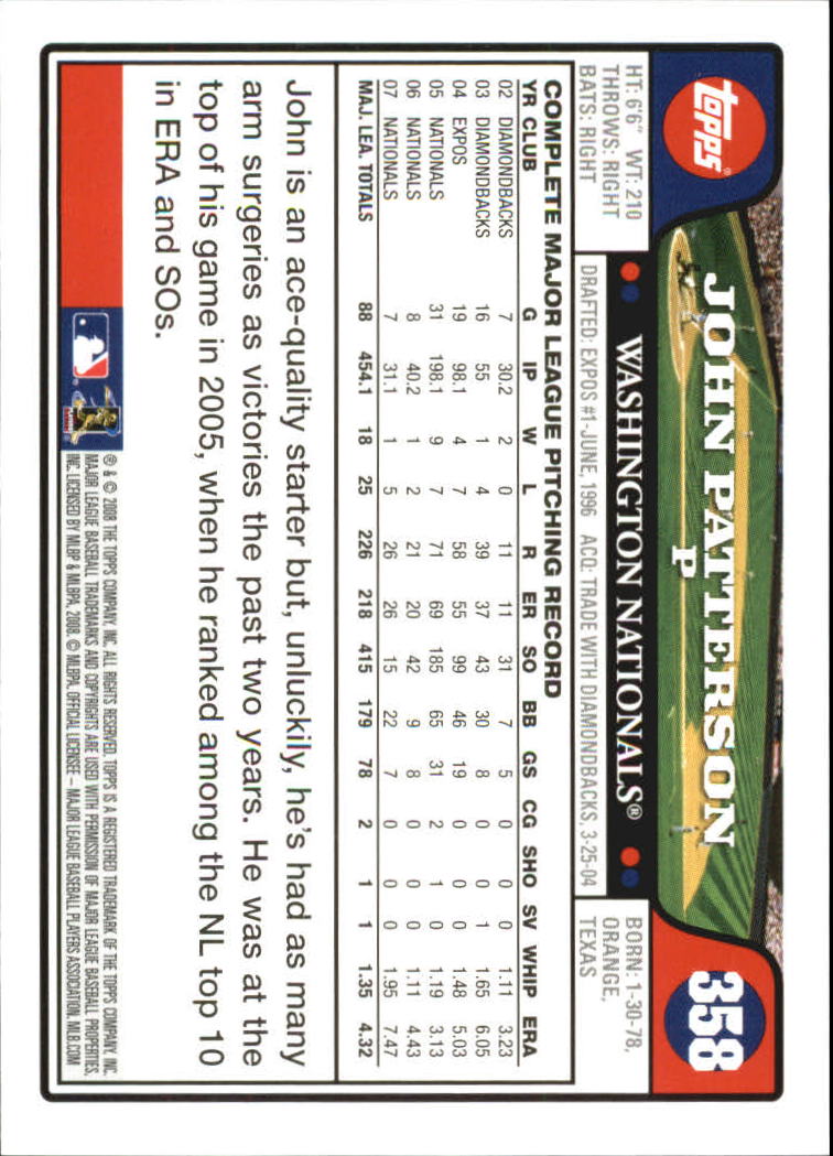 A2617- 2008 Topps Baseball Cards 250-500 +Rookies -You Pick- 15+ FREE US SHIP - Picture 205 of 449