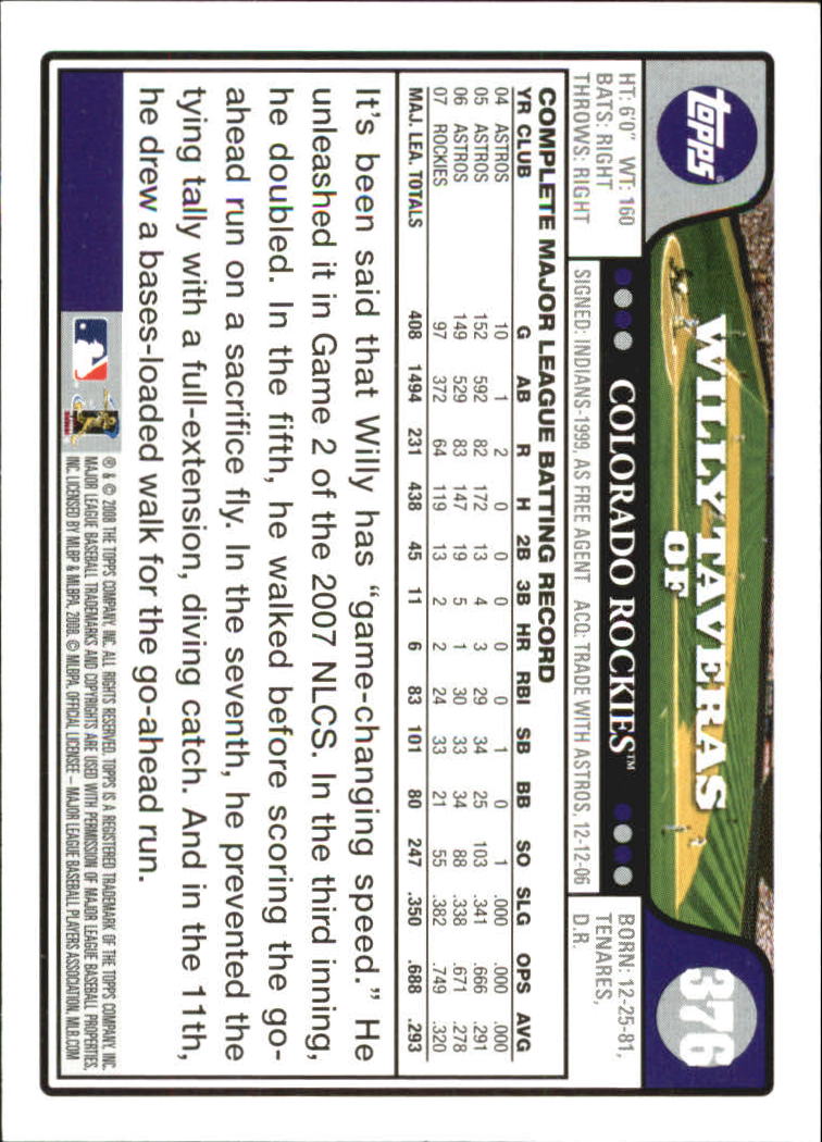 A2617- 2008 Topps Baseball Cards 250-500 +Rookies -You Pick- 15+ FREE US SHIP - Picture 235 of 449