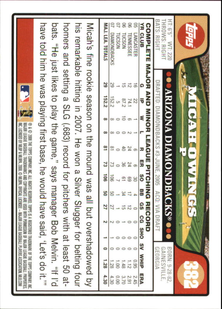 A2617- 2008 Topps Baseball Cards 250-500 +Rookies -You Pick- 15+ FREE US SHIP - Picture 245 of 449