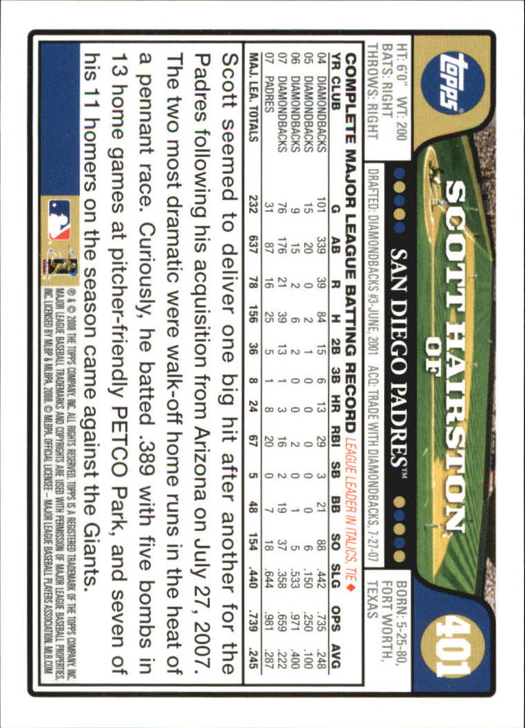 A2617- 2008 Topps Baseball Cards 250-500 +Rookies -You Pick- 15+ FREE US SHIP - Picture 275 of 449