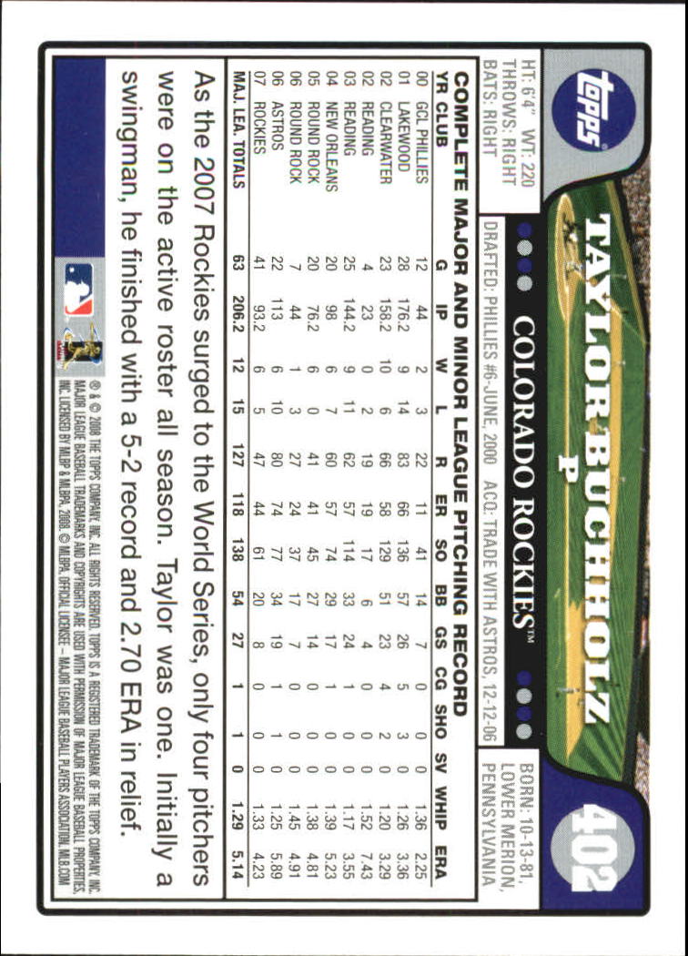 A2617- 2008 Topps Baseball Cards 250-500 +Rookies -You Pick- 15+ FREE US SHIP - Picture 277 of 449