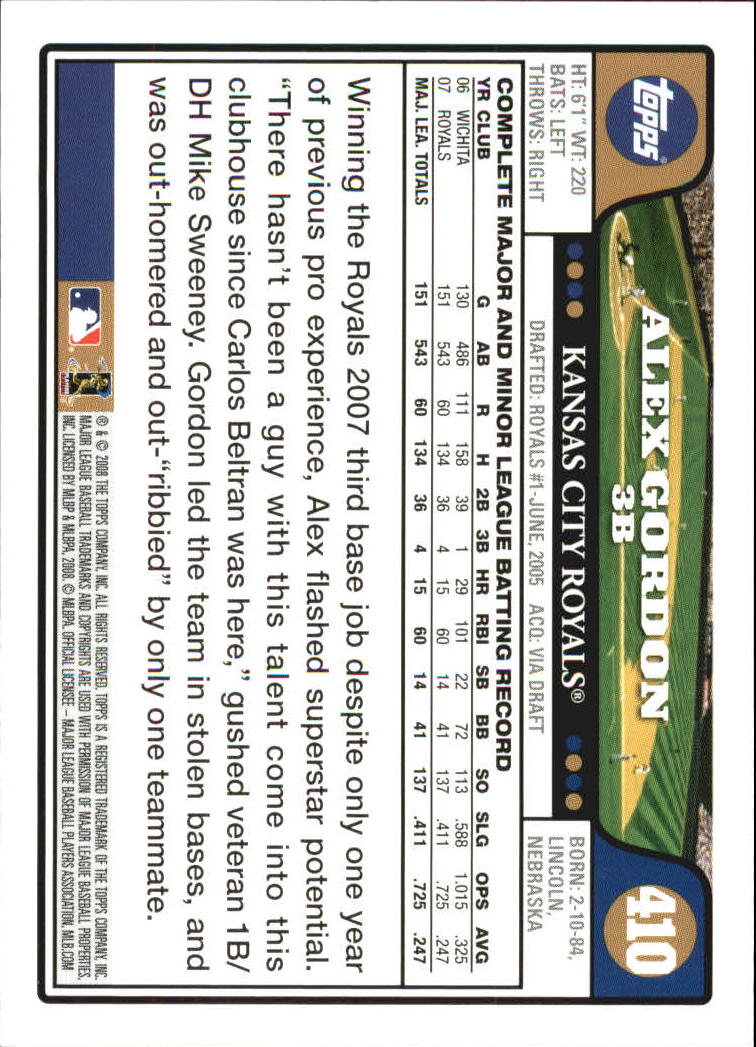 A2617- 2008 Topps Baseball Cards 250-500 +Rookies -You Pick- 15+ FREE US SHIP - Picture 293 of 449