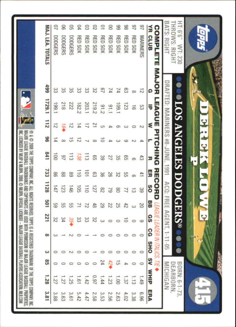 A2617- 2008 Topps Baseball Cards 250-500 +Rookies -You Pick- 15+ FREE US SHIP - Picture 303 of 449