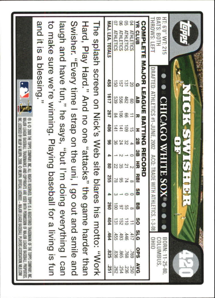 A2617- 2008 Topps Baseball Cards 250-500 +Rookies -You Pick- 15+ FREE US SHIP - Picture 311 of 449