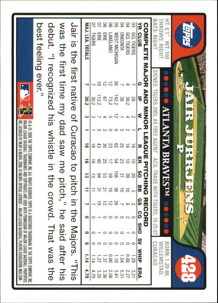 A2617- 2008 Topps Baseball Cards 250-500 +Rookies -You Pick- 15+ FREE US SHIP - Picture 327 of 449