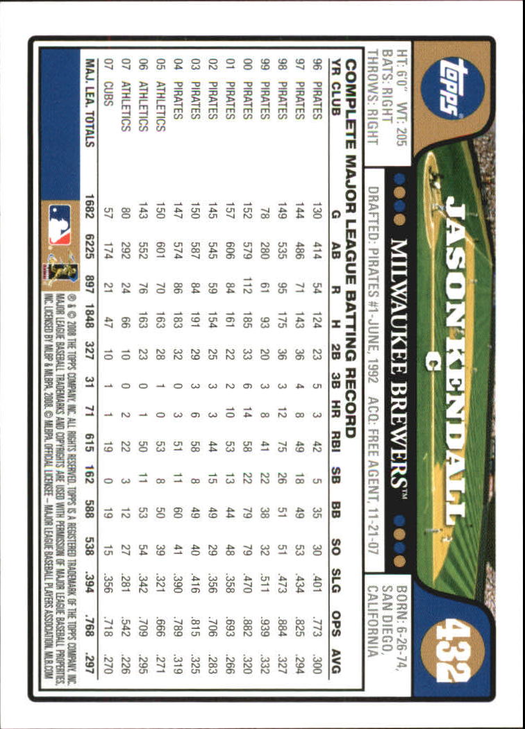 A2617- 2008 Topps Baseball Cards 250-500 +Rookies -You Pick- 15+ FREE US SHIP - Picture 333 of 449