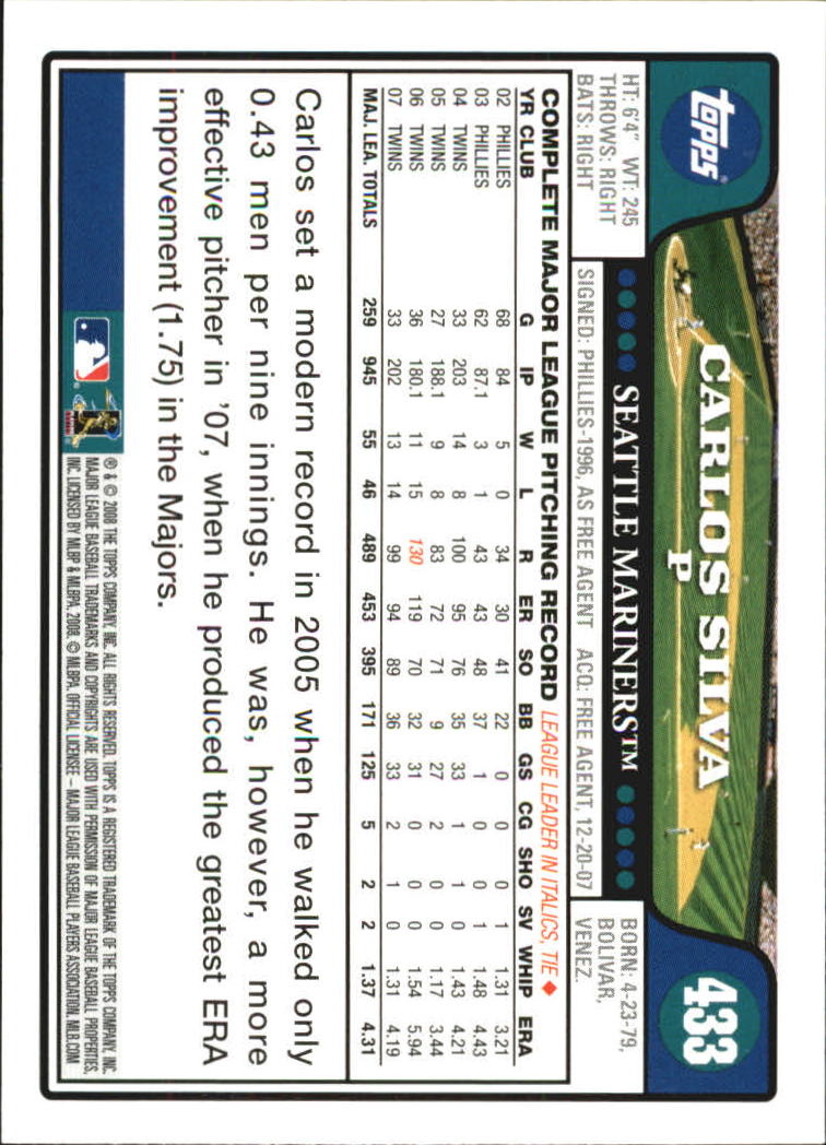 A2617- 2008 Topps Baseball Cards 250-500 +Rookies -You Pick- 15+ FREE US SHIP - Picture 335 of 449