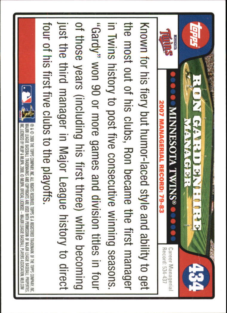 A2617- 2008 Topps Baseball Cards 250-500 +Rookies -You Pick- 15+ FREE US SHIP - Picture 337 of 449