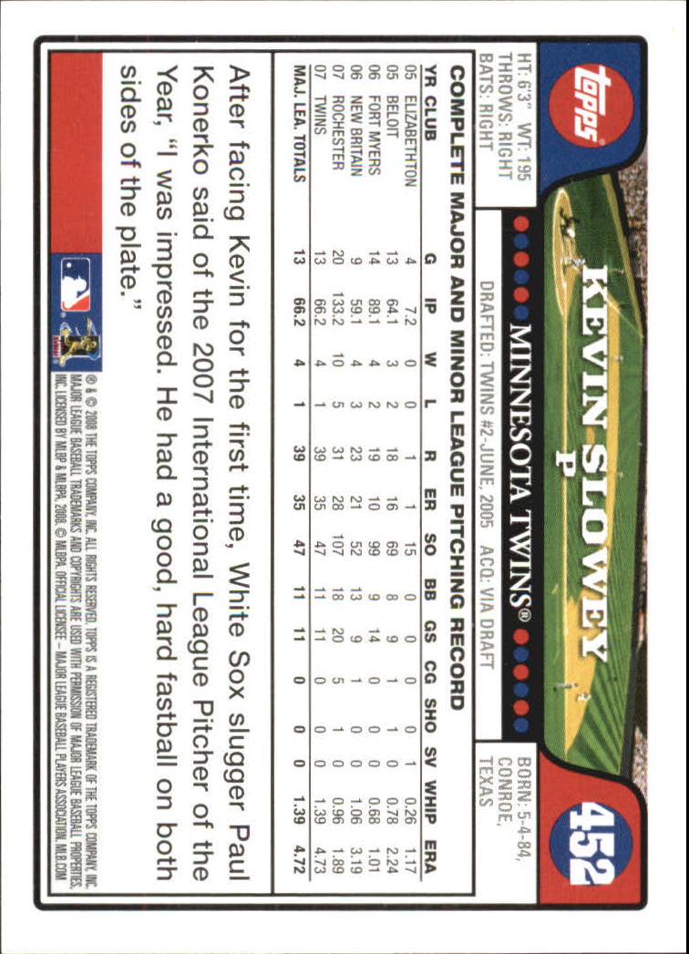 A2617- 2008 Topps Baseball Cards 250-500 +Rookies -You Pick- 15+ FREE US SHIP - Picture 367 of 449