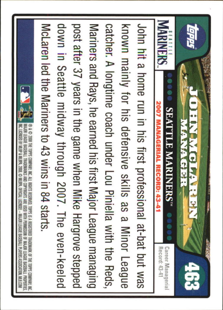 A2617- 2008 Topps Baseball Cards 250-500 +Rookies -You Pick- 15+ FREE US SHIP - Picture 385 of 449