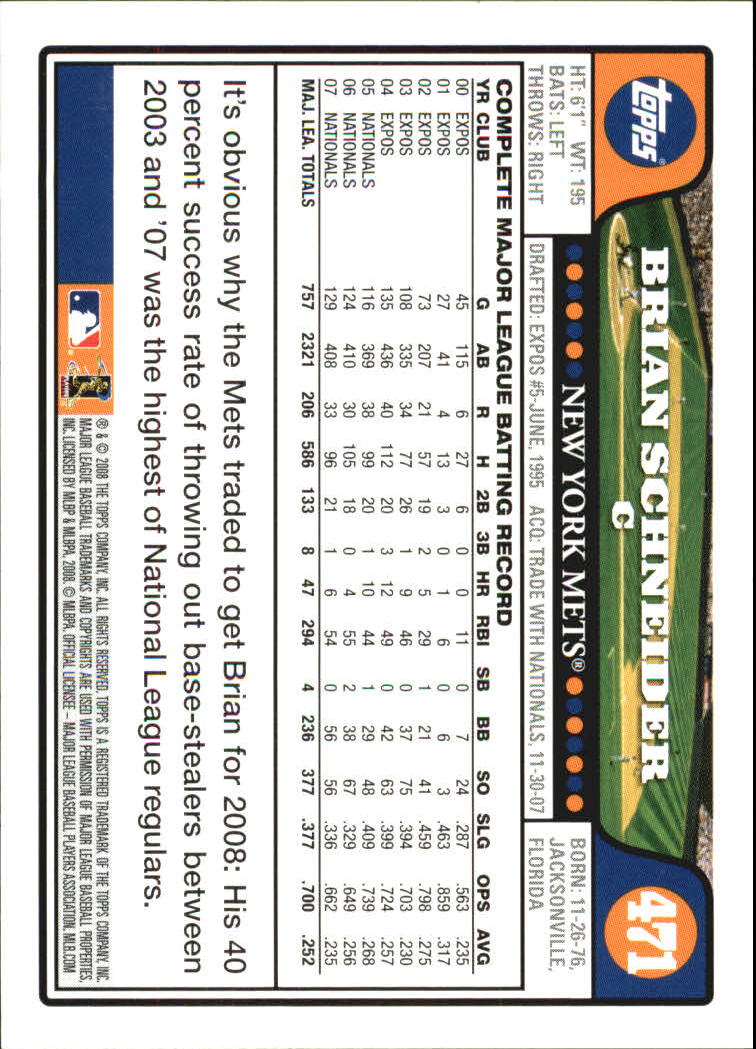 A2617- 2008 Topps Baseball Cards 250-500 +Rookies -You Pick- 15+ FREE US SHIP - Picture 399 of 449