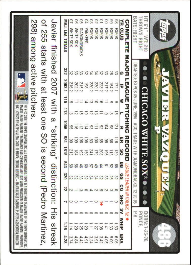A2617- 2008 Topps Baseball Cards 250-500 +Rookies -You Pick- 15+ FREE US SHIP - Picture 427 of 449