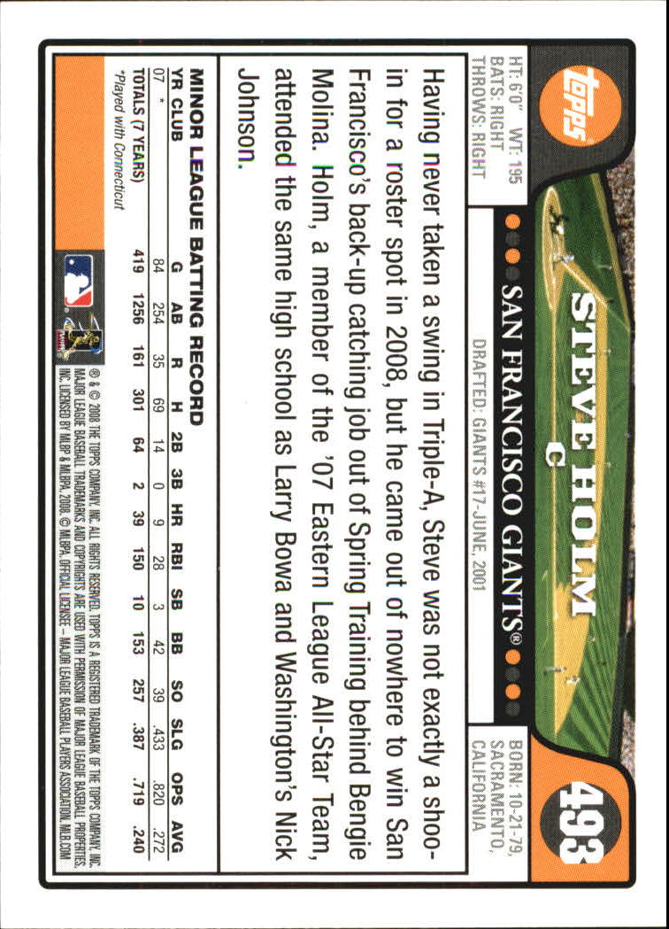 A2617- 2008 Topps Baseball Cards 250-500 +Rookies -You Pick- 15+ FREE US SHIP - Picture 439 of 449