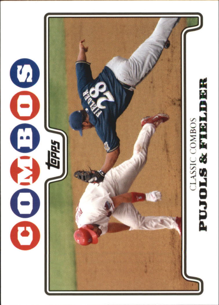 2008 Topps St. Louis Cardinals Baseball Card #536 Albert Pujols/Prince Fielder | eBay